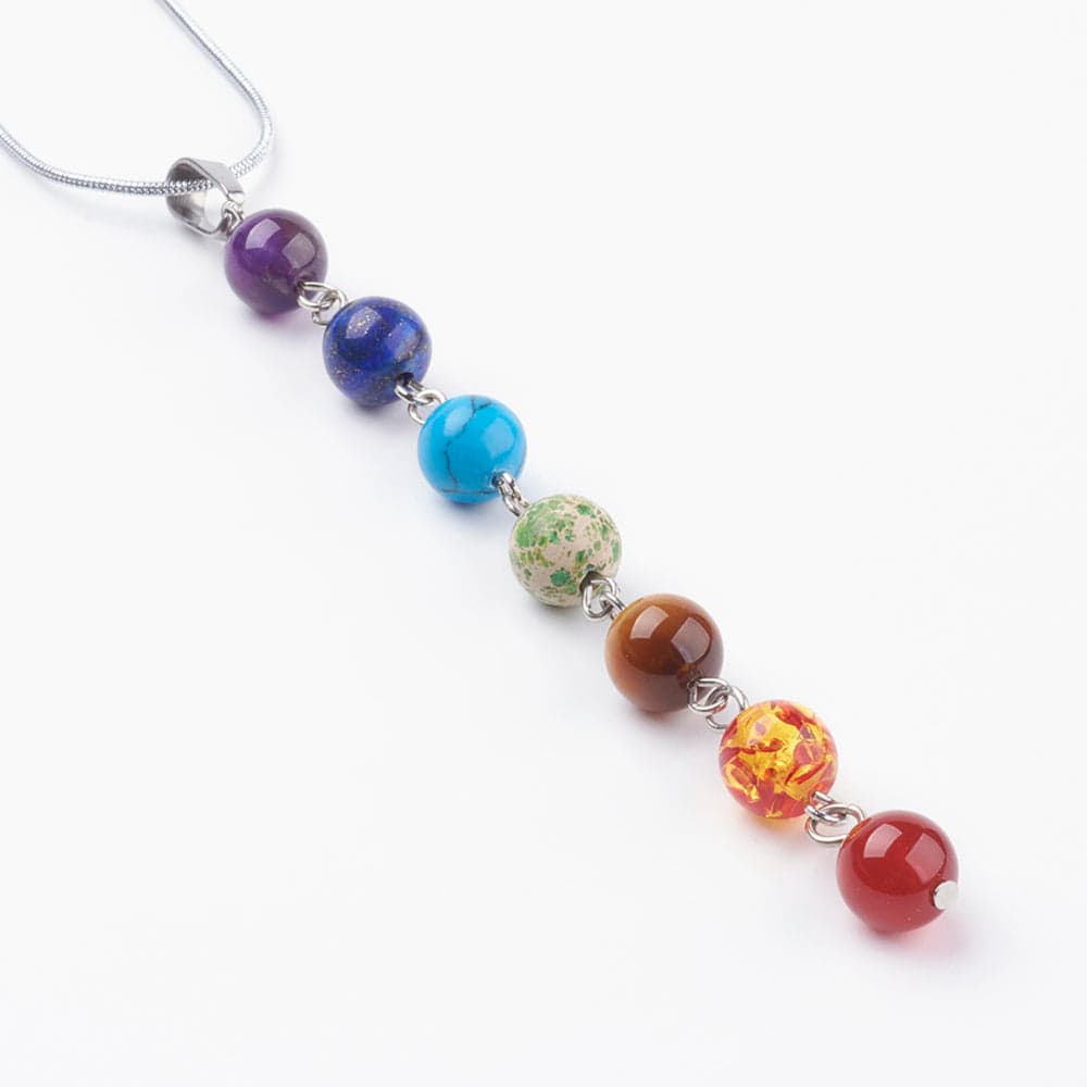 Adult's Chakra Gemstone Pendant Necklace