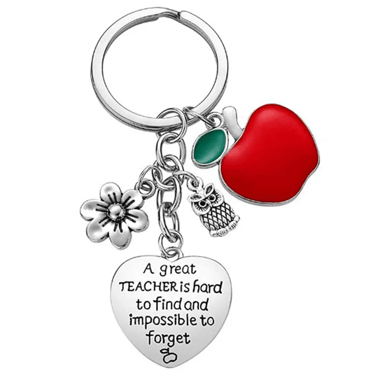 'A Great Teacher is Hard to Find'  Keyring/Handbag Charm- Teacher Gift