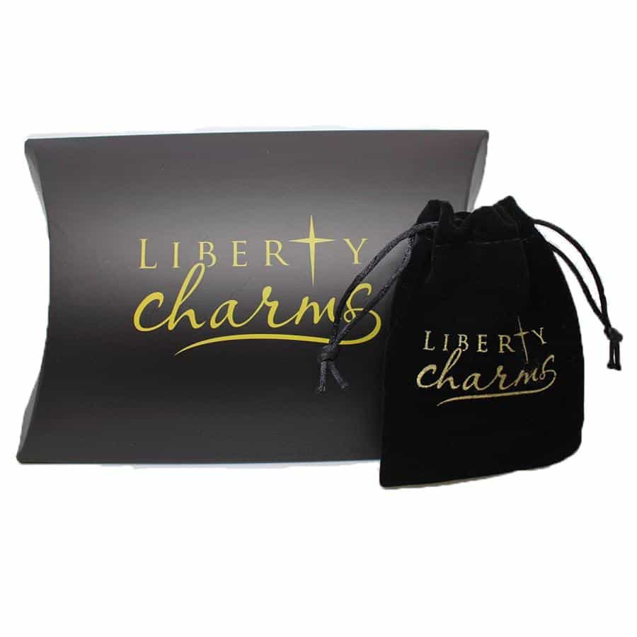 pink bracelet, 18th birthday gifts girl and charm bracelet gifts for 18 year old girl in a pouch