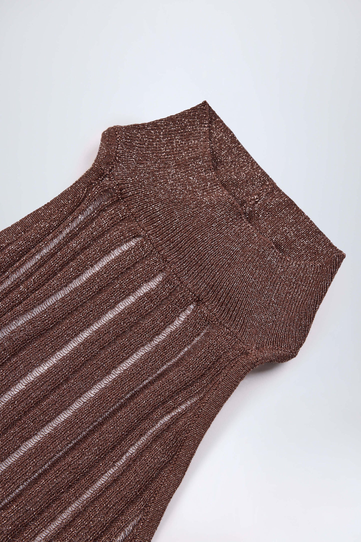 Backless Halterneck Maxi Dress in Bronze